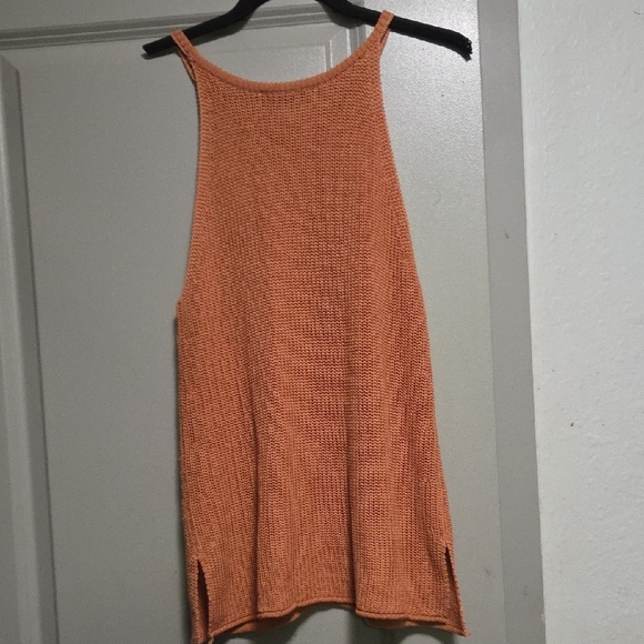 Zara Orange Knit Tank Top - Picture 4 of 4